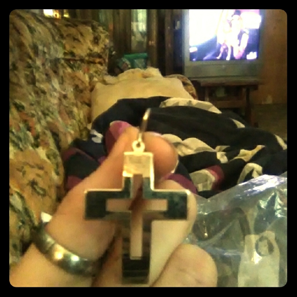 Cross earrings